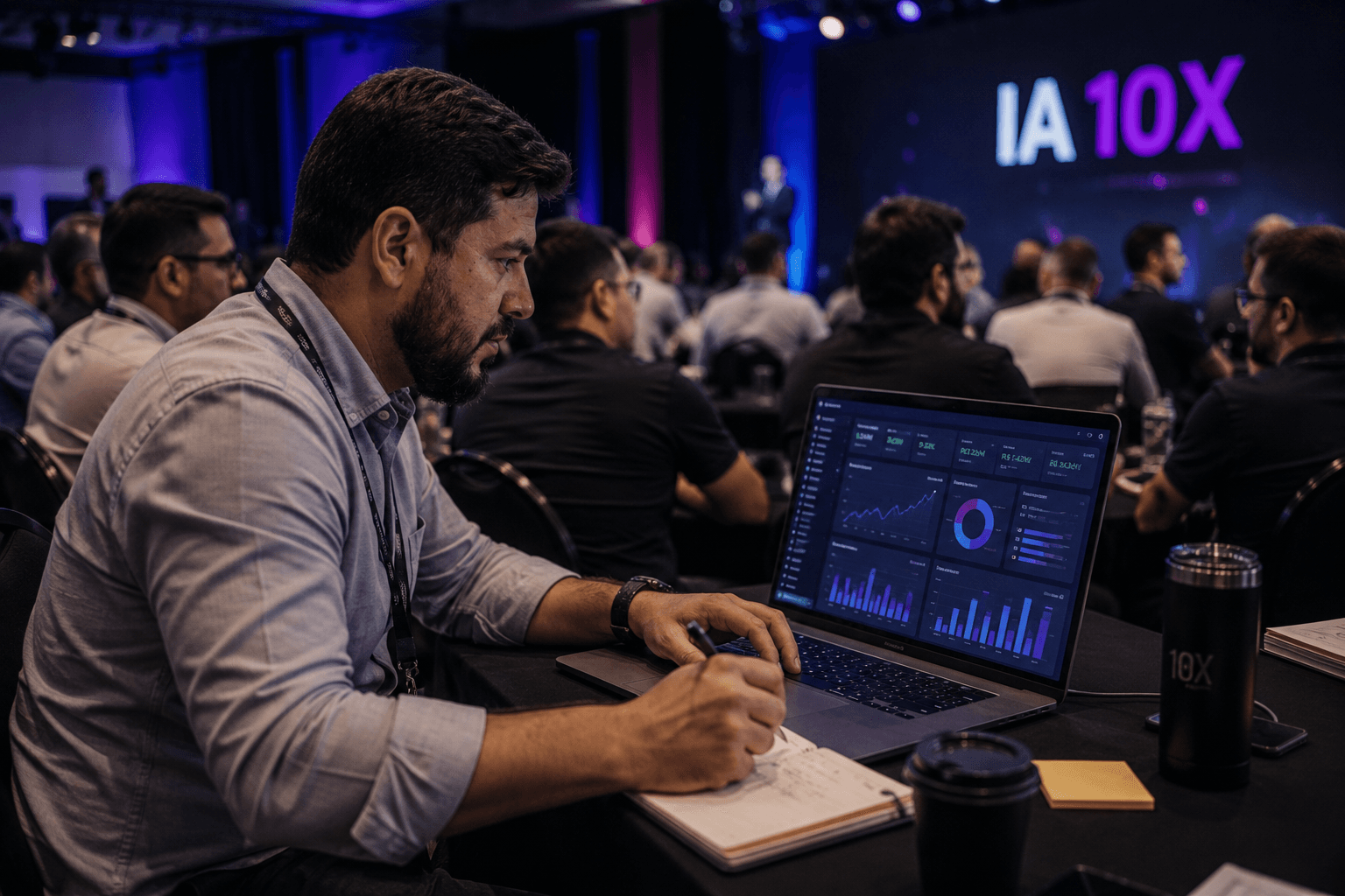 Empresários aplicando Inteligência Artificial em uma operação real
