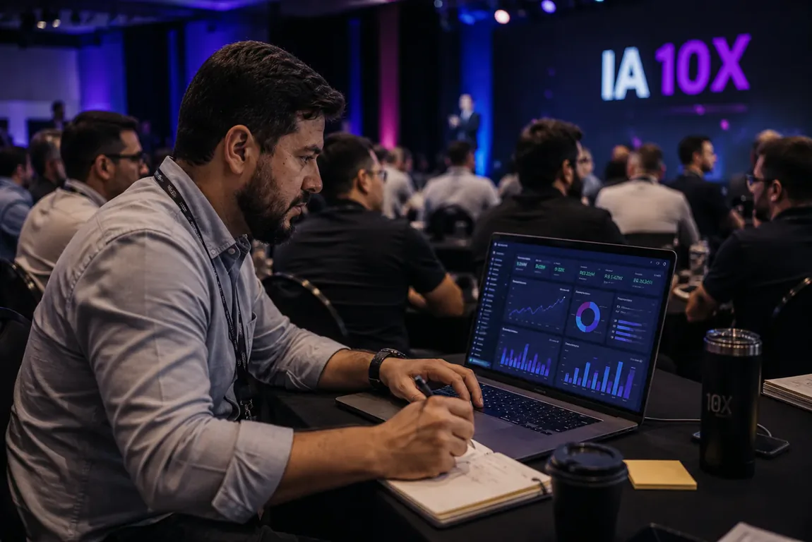 Empresários aplicando Inteligência Artificial em uma operação real